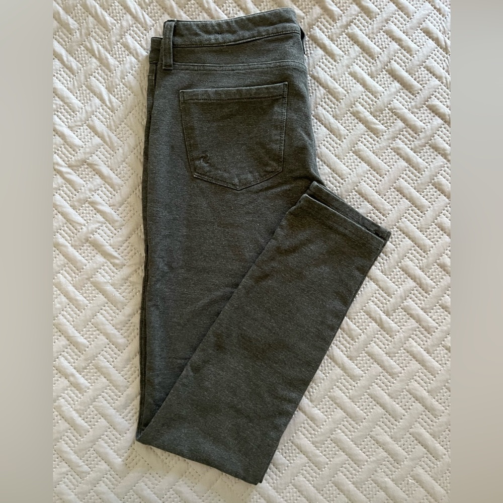 Kut From The Kloth Jennifer Fit Ultra Skinny soft dark charcoal pants Sz 10